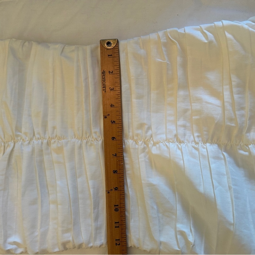 XS White Zara linen blend mini dress, bachelorette party dress - Picture 9 of 14